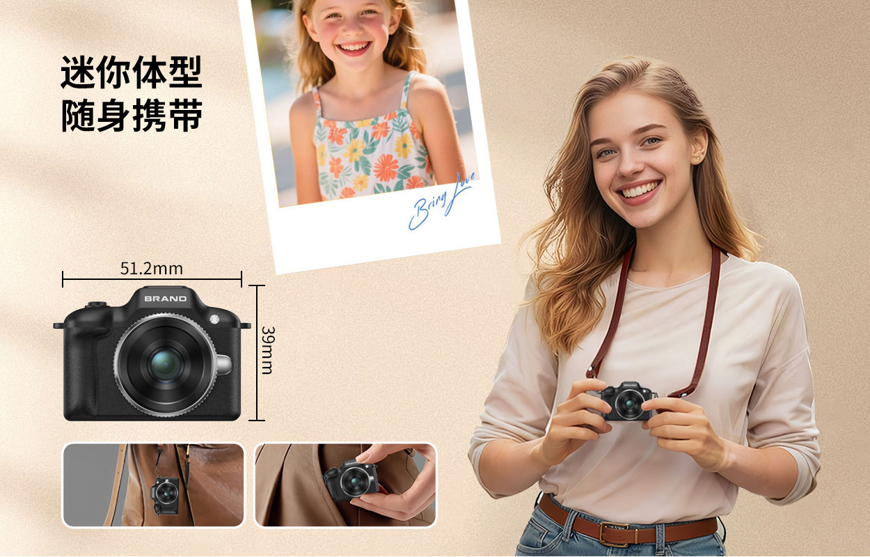 Sprite Group DC31 迷你相机 OEM/ODM 批发｜深圳志康科技源头工厂 - 详情 10